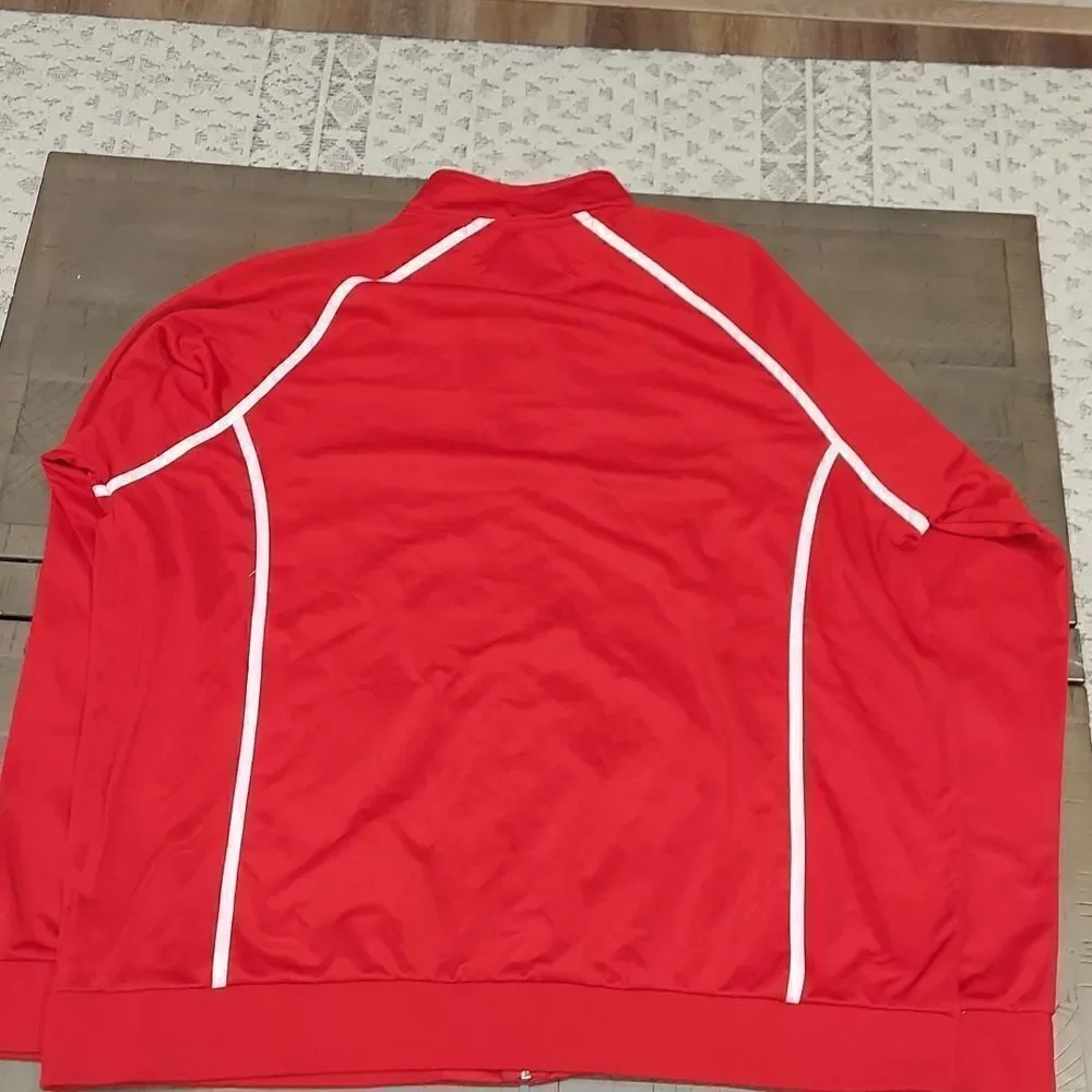 Parish Nation Red Full Zip Track Jacket Sz 4XL